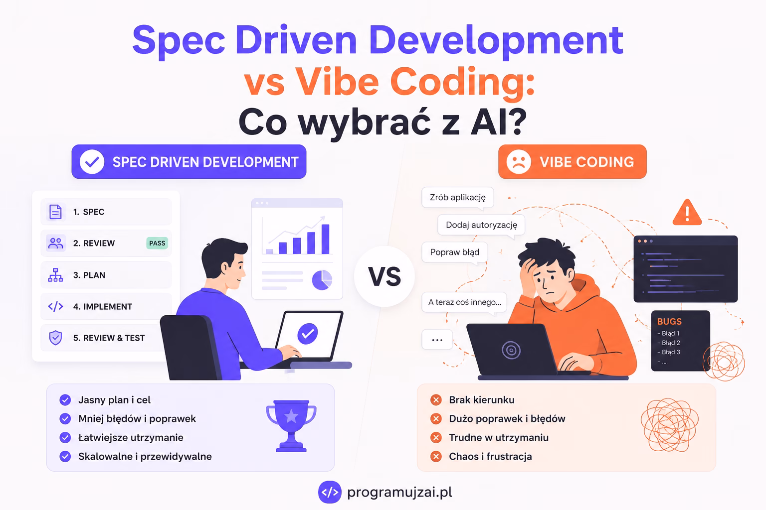 Spec Driven Development vs Vibe Coding: Co wybrać z AI?